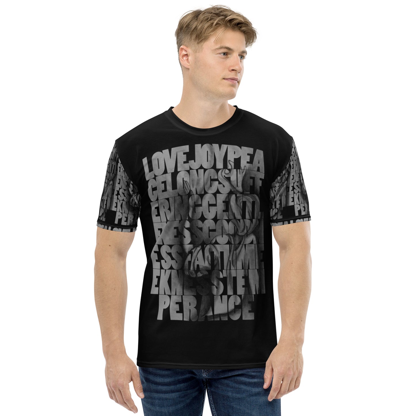 FRUIT of the Spirit - Holy Hands - B&W (Men's)