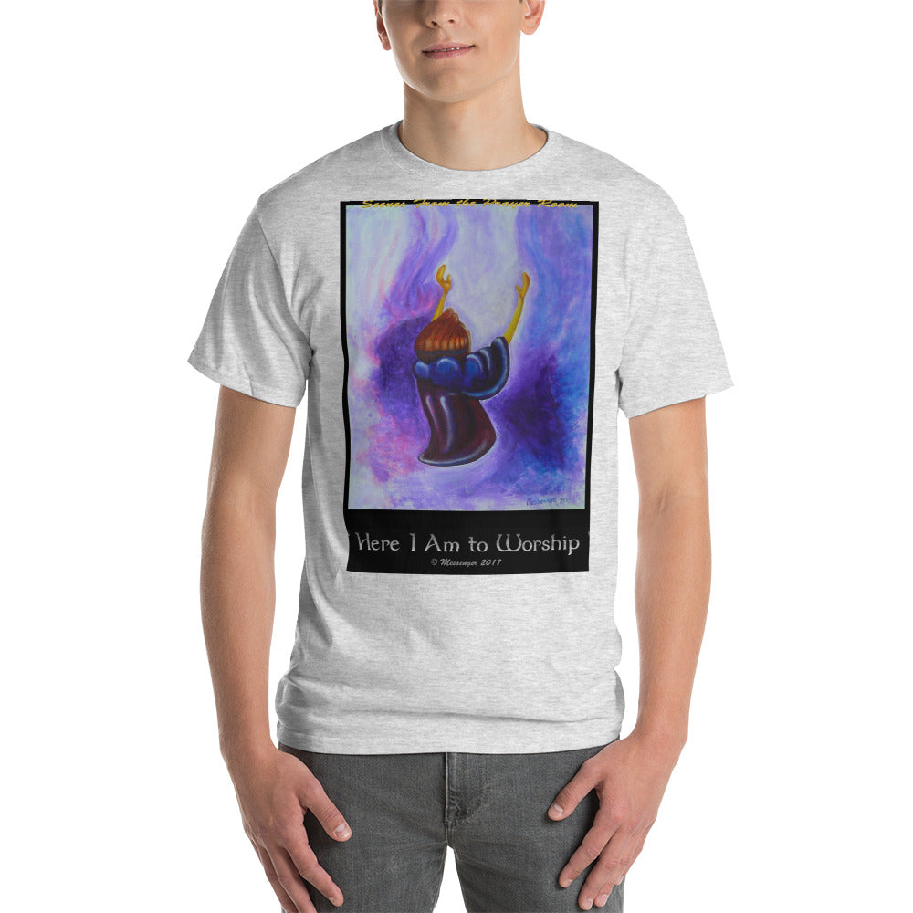 Here I Am To Worship-Color - Short Sleeve T-Shirt