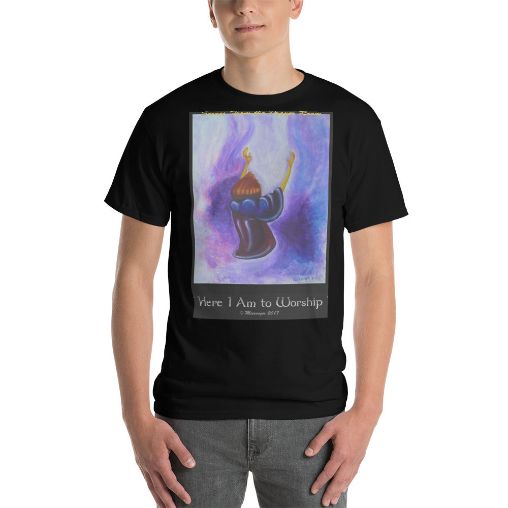 Here I Am To Worship-Color - Short Sleeve T-Shirt