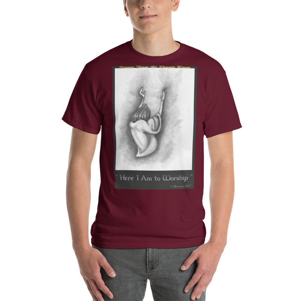 Here I Am To Worship - Short Sleeve T-Shirt