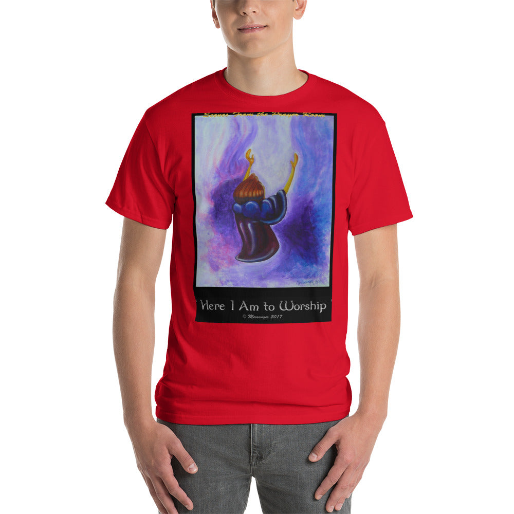 Here I Am To Worship-Color - Short Sleeve T-Shirt