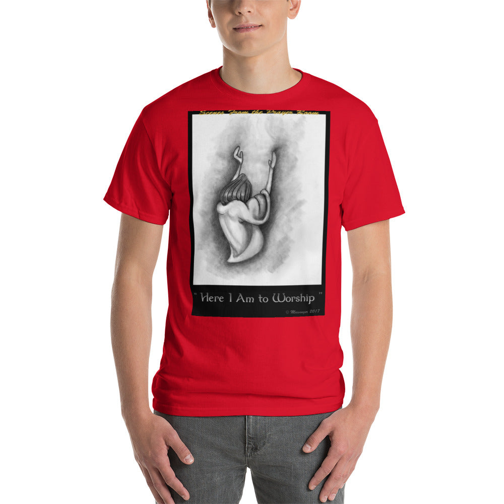 Here I Am To Worship - Short Sleeve T-Shirt