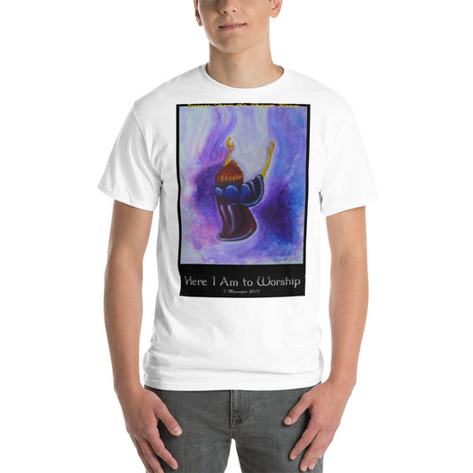 Here I Am To Worship-Color - Short Sleeve T-Shirt