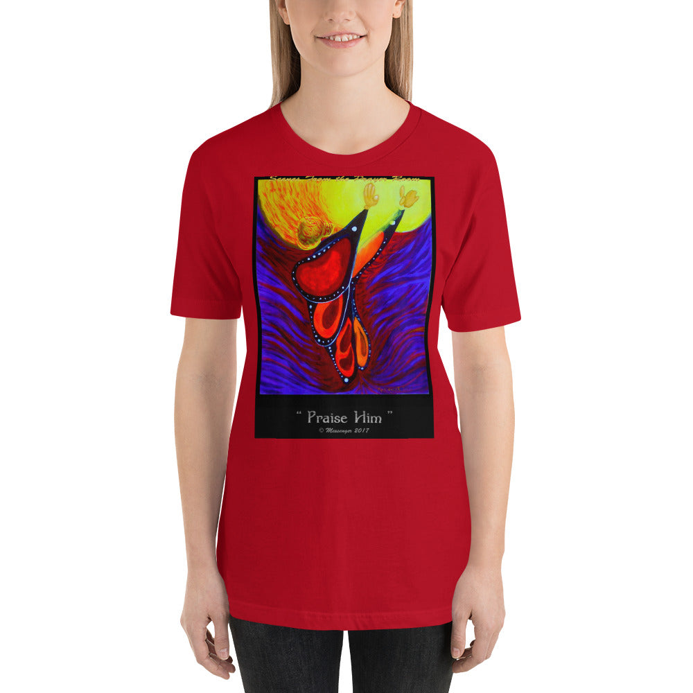 Praise Him-Color - Women's t-shirt